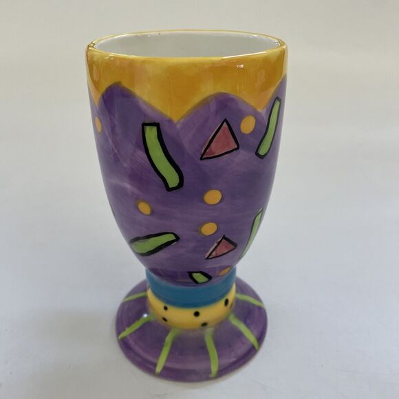 Lot of 2 Bella Casa by‎ Ganz Collectible Footed Mugs CELEBRATION Birthday Bright - Picture 5 of 10